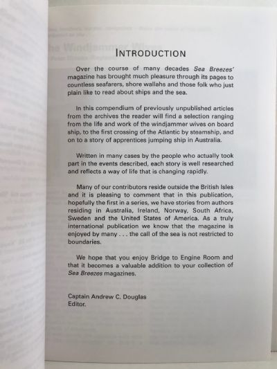 BRIDGE TO ENGINE ROOM: A Collection of Unpublished Articles From Sea Breezes
