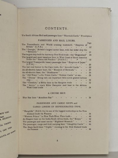 BRITISH SHIPS and SHIPPING