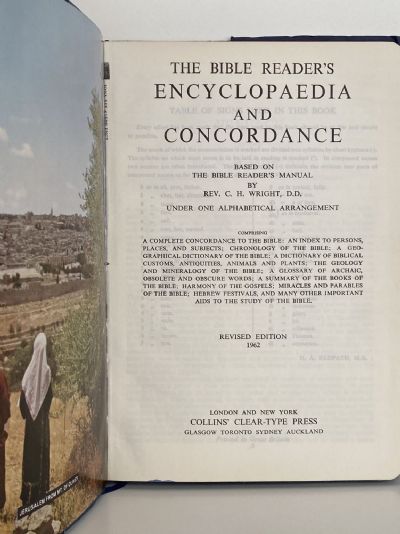 THE BIBLE READER'S ENCYCLOPAEDIA and CONCORDANCE: Revised Edition