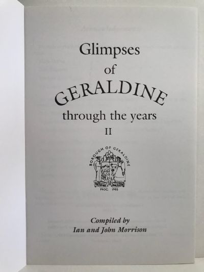 GLIMPSES OF GERALDINE THROUGH THE YEARS: Volumes 1+2
