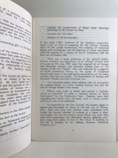 SOUTH CANTERBURY TALES: 50 Years History of South Canterbury Historical Society