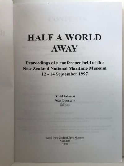 HALF A WORLD AWAY: Maritime Heritage Conference In Auckland, New Zealand