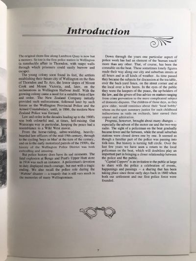 CAPITAL COPPERS: Captured Memories & History of The Wellington Police District