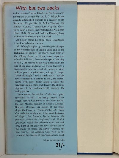 TALL SHIPS AND GREAT CAPTAINS: A Narrative of Famous Sailing Ships