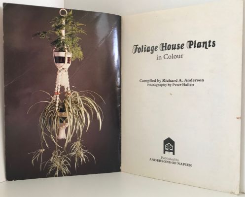 FOLIAGE HOUSEPLANTS IN COLOUR