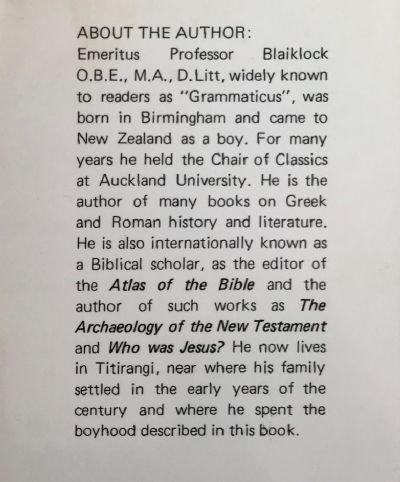 BETWEEN THE VALLEY AND THE SEA: A West Auckland Boyhood