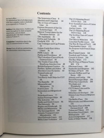 GREAT PASSENGER SHIPS OF THE WORLD 1858 to 1923