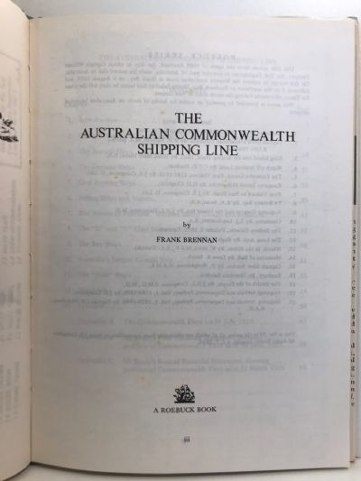 THE AUSTRALIAN COMMONWEALTH SHIPPING LINE