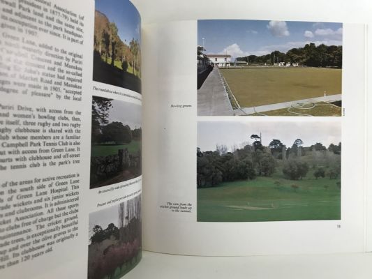 CORNWALL PARK, Auckland: A Handbook