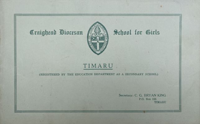 CRAIGHEAD DIOCESAN: School for Girls Timaru - Information guide 