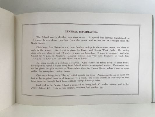 CRAIGHEAD DIOCESAN: School for Girls Timaru - Information guide