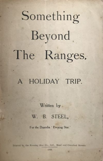 SOMETHING BEYOND THE RANGES: A Holiday Trip 