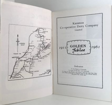 KARAMEA Co-Operative Dairy Company Ltd: Golden Jubliee 1911 - 1961