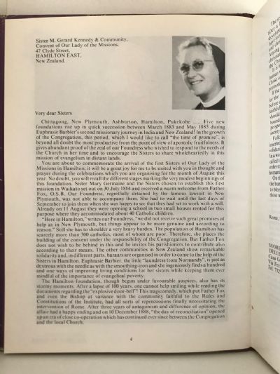 REJOICE IN HOPE! 1884-1984 - Sisters of our Lady of the Missions