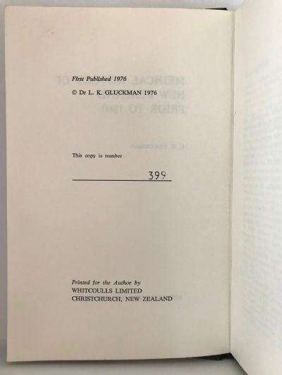 TANGIWAI: A Medical History of 19th Century New Zealand
